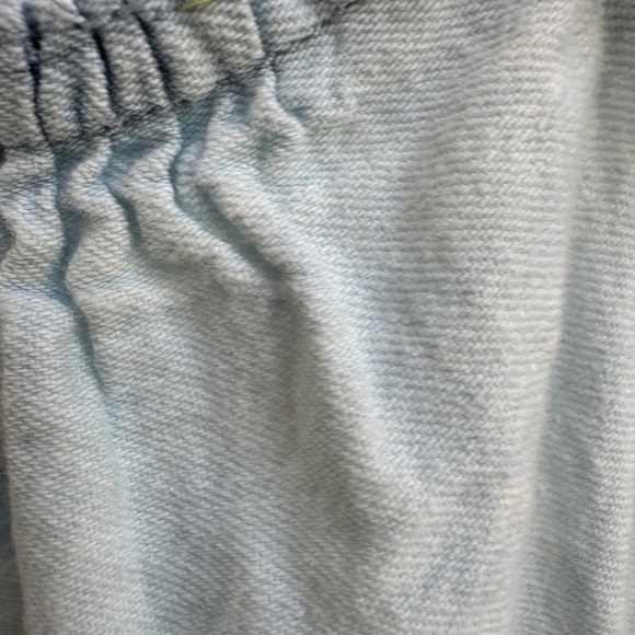 Cynthia Rowley 3T Girls Light Blue Denim Overalls Dress Jumper with Lace Trim - Picture 2 of 8